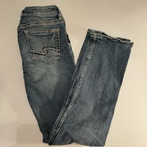 Silver Jeans Women's Blue Jeans‎ 27/33 (27/31) Suki Slim Bootcut